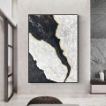 Schwarz Weiß abstrakte 10 Wandkunst Minimalismus Textur